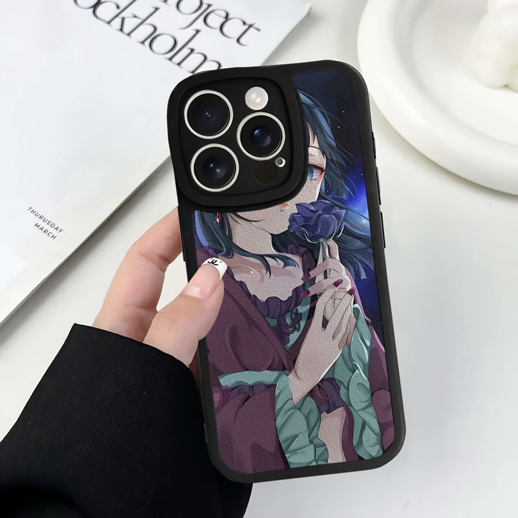 薬屋のひとりごと The Apothecary Diaries 【iPhone 16シリーズ対応】シリコンスマホケース（レザー調） 材質：シリコン